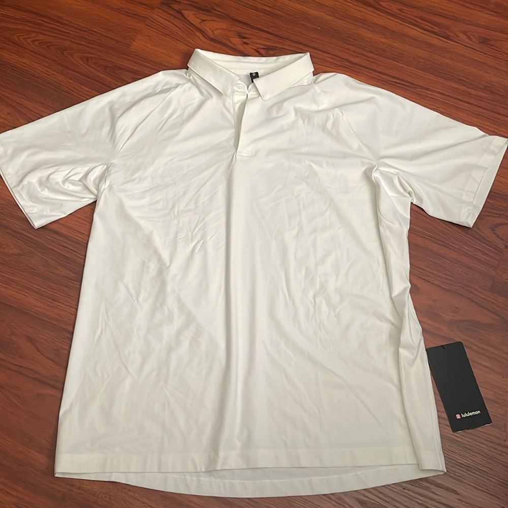 New with tags Lululemon Men’s stretch Golf Polo White XXL